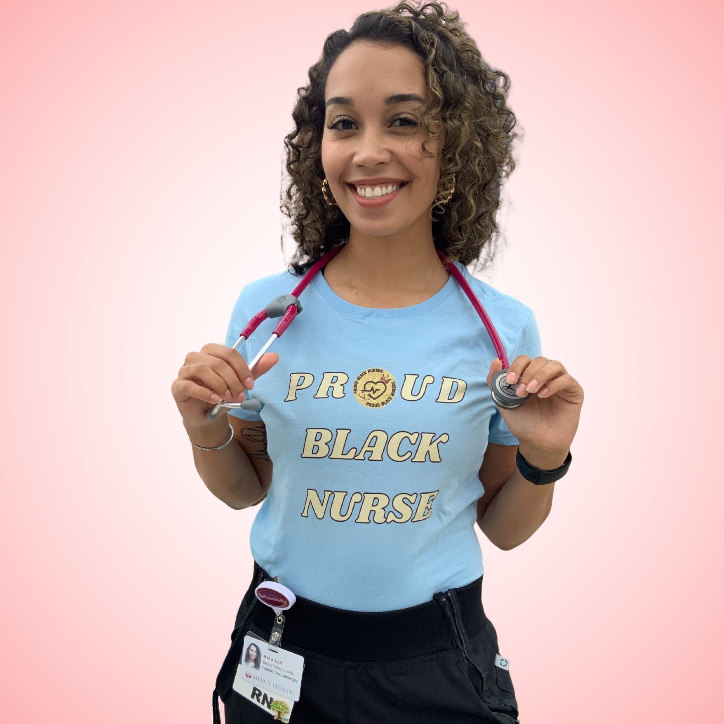 LICENSED CHARACTER Tシャツ 【 Internet Nurse Degree Tee 】 Black-